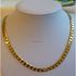 23.5" Mens Curban Heavy Necklace Chain 14KT Gold Plated