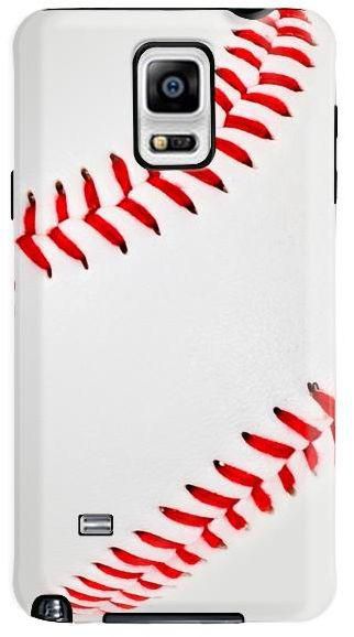 Stylizedd Samsung Galaxy Note 4 Premium Dual Layer Tough Case Cover Matte Finish - Baseball