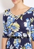 Floral Print Belted Tie Back Maxi Dress