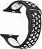 Silicone Sport Band For Apple Watch Ultra/Ultra 2 49mm 45mm 44mm 42mm, Waterproof Breathable Soft Silicone Sport Band For IWatch Ultra SE 8/7/6/5/4/3/ 2/1, From Tin Tech Black & White