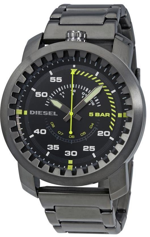 Diesel Men's Rig DZ1751 Silver Stainless-Steel Quartz Watch