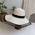 Fashion And Style Fashion Ladies Beach Hats-White