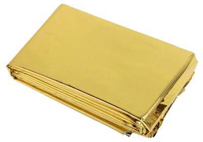 Generic Reflective Emergency Survival Thermal Blanket 55 X 83 Inch For Camping