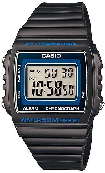 Casio Women's Digital Dial Chronograph Black Resin with LED Backlight Watch