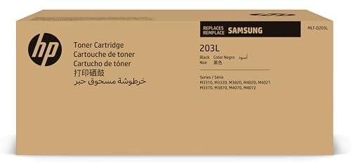 Samsung SU897A MLT-D203L High Yield Toner Cartridge, Black, Pack of 1