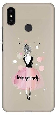 Matte Finish Slim Snap Basic Case Cover For Xiaomi Mi Max 3 Love Yourself