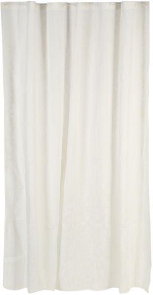 Spirella Porto Polyester Shower Curtain, White - 180 x 200 cm