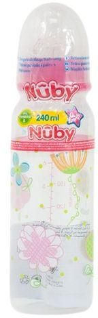 Nuby Silicone Teat Variable Flow Bottle – 0-12M - 240ml