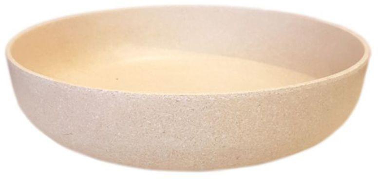 Round Pot Saucer Beige 7 inch