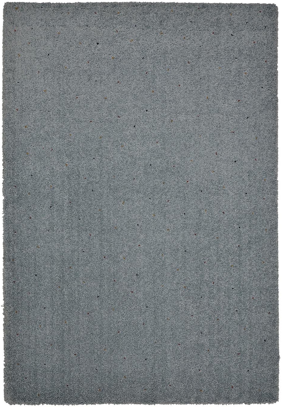 SPENTRUP Rug, high pile - light grey-turquoise/dotted 160x230 cm