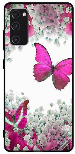 Protective Case Cover For Samsung Galaxy S20 FE 2022 Butterfly And Flowers