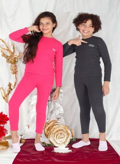 Stylish Sleepwear Set for Boys and Girls, Winter 2024 Designs, Lycra Fabric, Age 16, High-Quality Texture, Super Soft Materials, Vibrant and Attractive Colors.