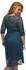 Blue Mixed Materials Special Occasion Dress For Women