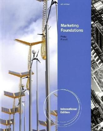 Marketing Foundations: International Edition ,Ed. :4