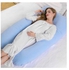 Maternity Pillow Cotton Sky Blue 120x80centimeter