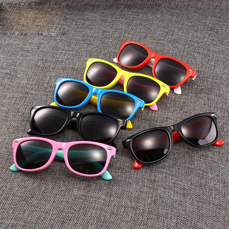 Silica Gel Fashion UV Protection Sunglasses Baby Glasses Polarized Children Sunglasses