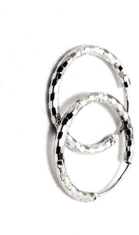 Zubine Ladies Fashion Hoop Silver Earrings By KLF