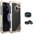 Cover Camera Lens Kit Case 3 In 1 ‫(Gold) - Samsung Galaxy S9 Plus