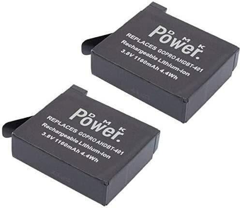 DMK Power 2 X Battery For Gopro Hero4 Camcorders - Ahdbt-401