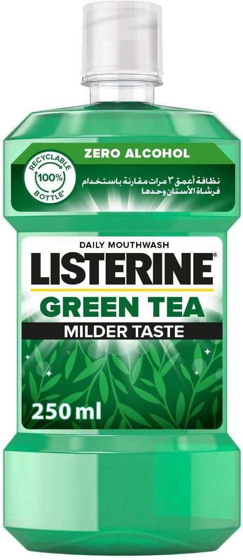 Listerine Mouthwash, Green Tea, 250Ml