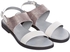 Bull Boxer Flat Sandals for Women - 36 EU, Platinum/Gray