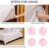 Triangle To Fix The Bed Sheets Well Without Sliding - 4 Pcs