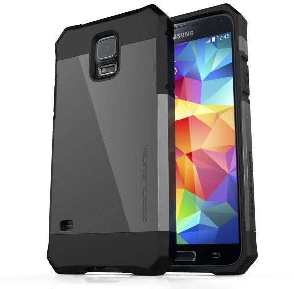 Samsung Galaxy S5 Slim Case, ZeroLemon Razor Armor Dual Layer Protective Case for Galaxy S5