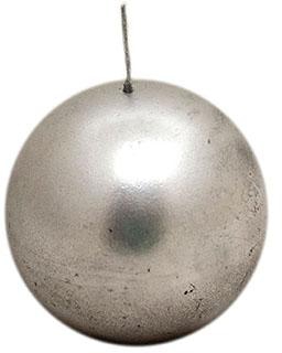 Silver Ball Candle