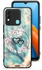 Tecno Spark 8 Protective Case Cover Hearts In Ring Art