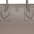 Anne Klein 60435042-P30 Marlo E/W Tote Bag for Women - Medium Grey/Dark Rust