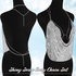 Women Shiny Tank, Top Crystal Body Chain Set Sequins Neck Chain Crop Top Shirt Top Bikini can be Applied to Trim Your Body Line, Sturdy and Solid, Not Easy to Fade or Break for Thinner Women and Girls