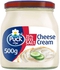 Puck Cream Cheese Low Salt Spread Jar 500g