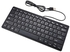 Fusojkh Super Slim USB 2.0 Mini Multimedia Wired Keyboard 78 Keys For Notebook PC