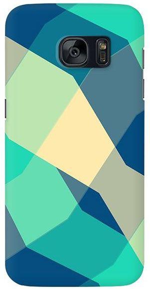 Stylizedd  Samsung Galaxy S7 Premium Slim Snap case cover Matte Finish - Checkered Aqua