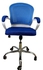 B Office Chair - Black (كرسي اوبر ازرق جسم ابيض)