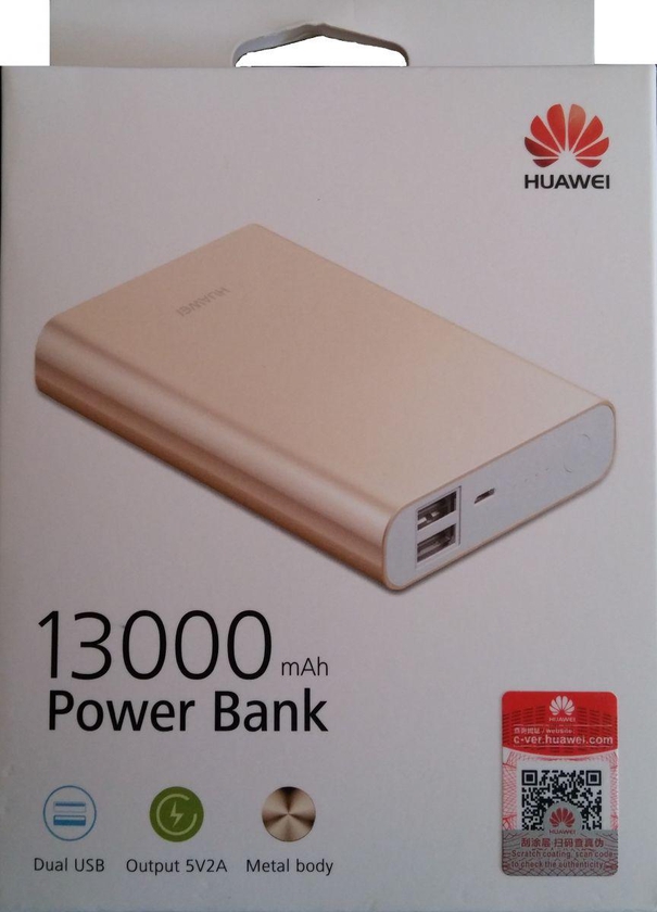 Huawei Powerbank 13000 mAh Dual Port - Gold