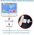 ET- to 30-Pin Adapter, Certified charging Connector 8 Pin Male to 30 Pin Female Converter Compatible i.Phone 12/11/X/8/7/6/5/iPad/iPod White (No Audio),