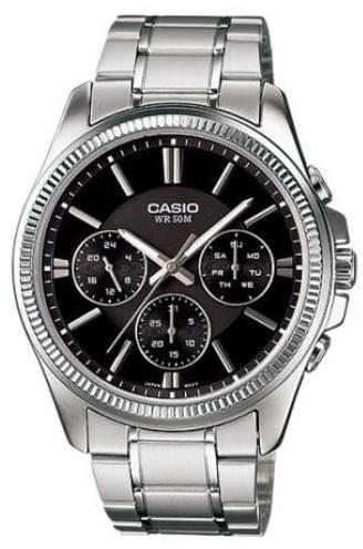 Casio Men's Watch Analog Stainless Steel Silver MTP-1375D-1AVDF