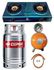 CEPSA 12.5kg Gas Cylinder Stainless With Universal Gas Cooker Metered Regulator, Hose & Clips