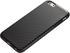 Boo iPhone 6 Carbon Fiber Pattern Back Case With Tempered Glass Screen Protector Black