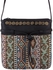 حقيبة كروس كارنافال للنساء من ليذر هوم 1437-Arabisc - أسود/أخضر