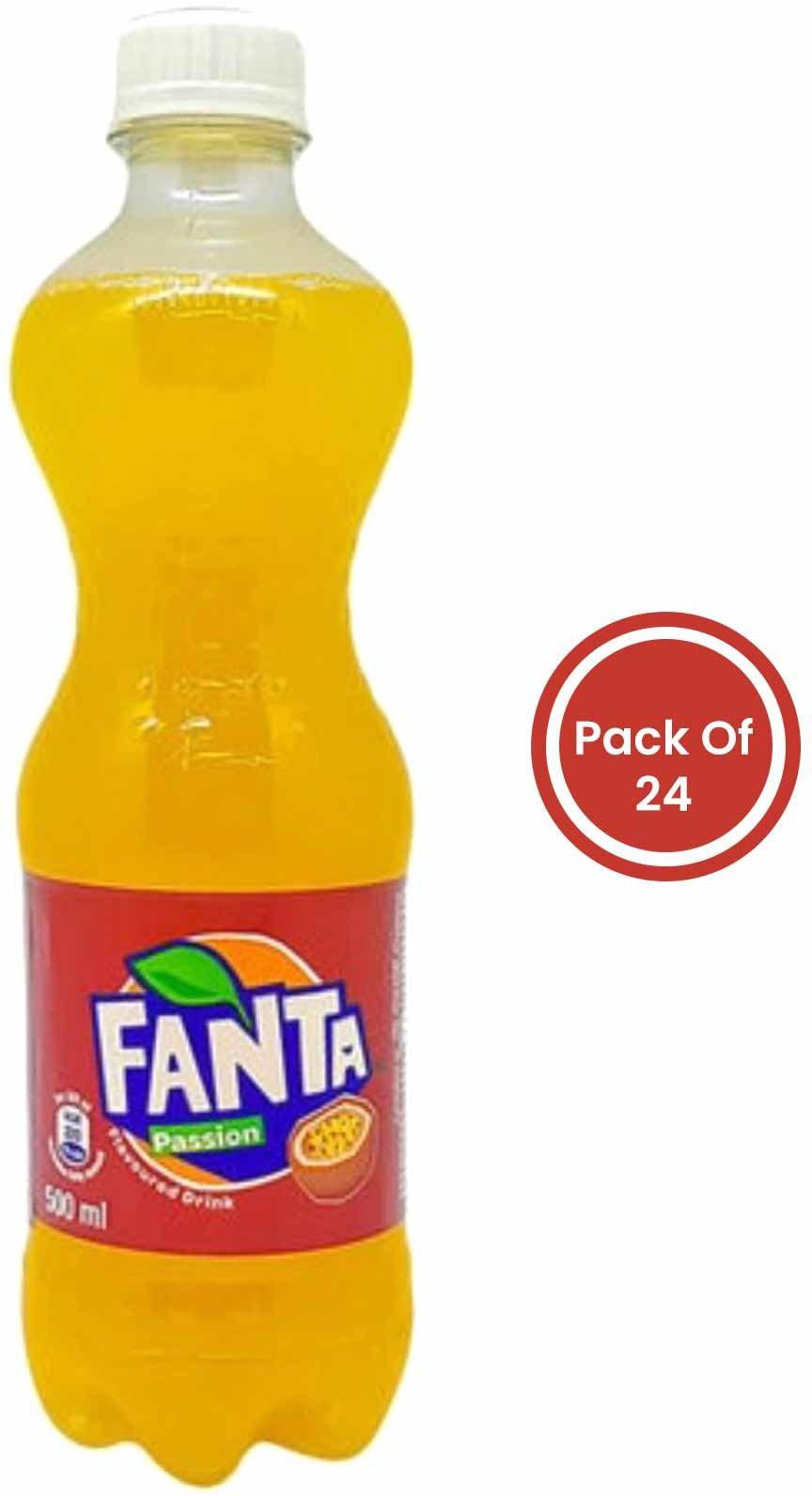 Fanta Passion Soda 500ml x Pack of 24