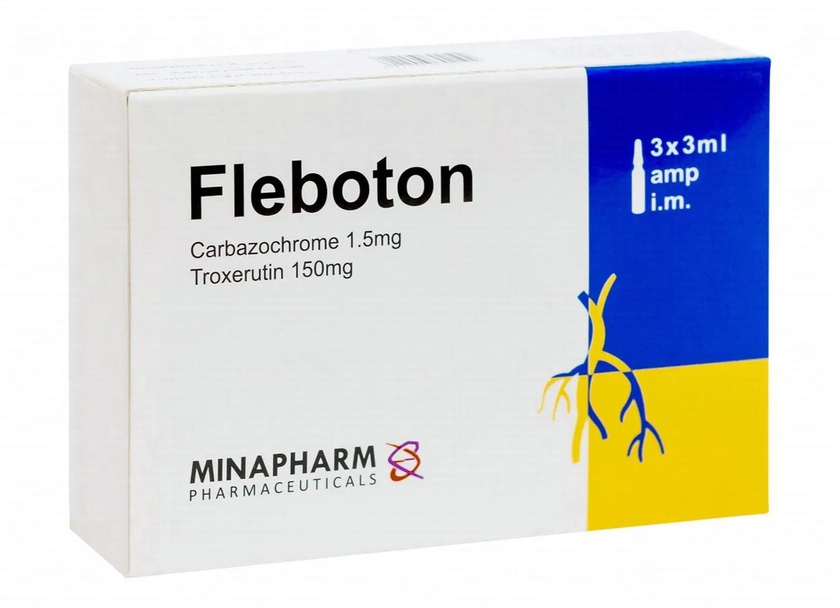 Fleboton | For Hemorrhoids 3ml | 3 Amp