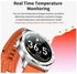 Body Temperature Smart Watch Black & Brown