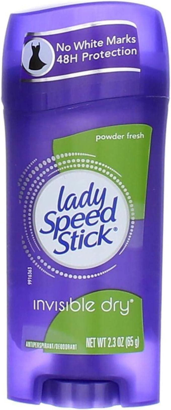 Lady Speed Stick Invisible Dry Antiperspirant Deodorant, Powder Fresh