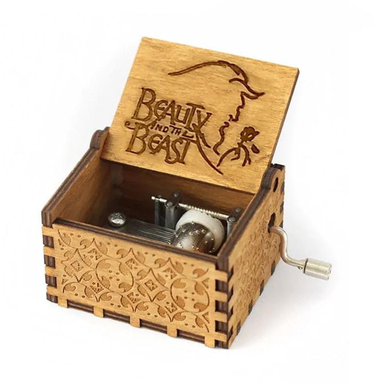 Pure Manual Wooden Game Music Box