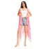 Activ Perforated Fringed Loose Cover-up - Neon Pink