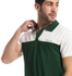 Ted Marchel Bi-Tone Upper Buttoned Cotton Polo Shirt - White & Green