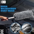 Ultimate Car Duster - The Best Microfiber Multipurpose Duster - Pollen Removing - Exterior or Interior Use - Lint Free - Long Unbreakable Extendable Handle