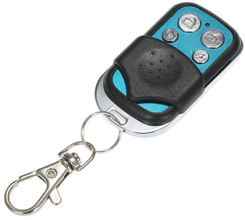 433MHz Wireless Metal Remote Controller with Keychain with Arm/Disarm/Home Arm/SOS 4 Buttons Remote Control